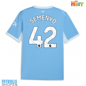 Billiga Manchester City Antoine Semenyo #42 Hemmatröja 2026-27 Kortärmad